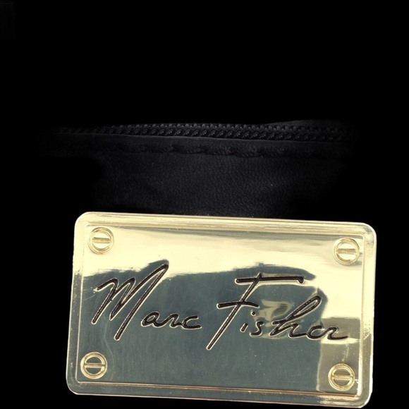 Marc Fisher top handle leather satchel purse - Picture 3 of 10